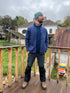 Men's Merino Wool Jacket - Indigo